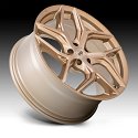 Niche Torsion M267 Platinum Bronze Custom Wheels 2